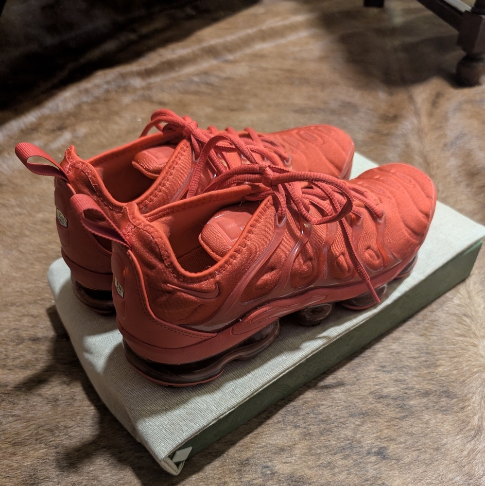 Vibrant Red Athletic Sneakers